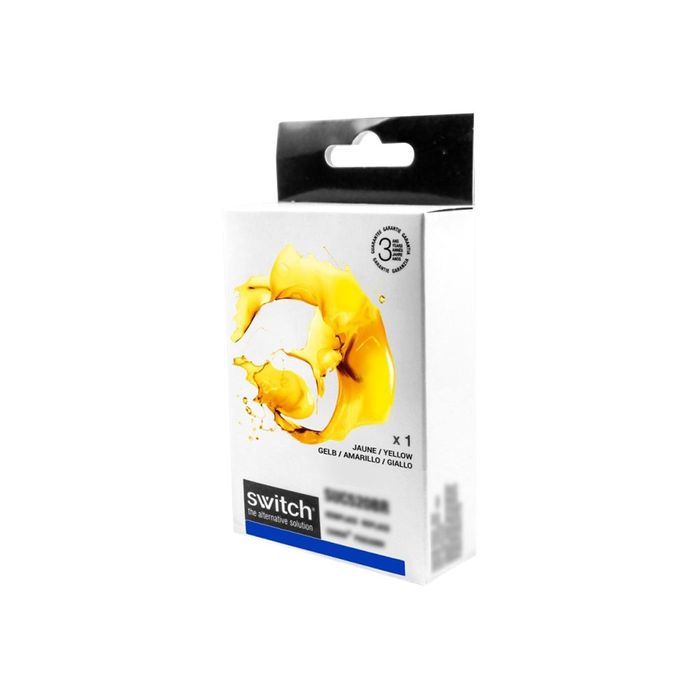 3700654213753-Cartouche compatible Epson 18XL Pâquerette - jaune - Switch -Angle droit-0