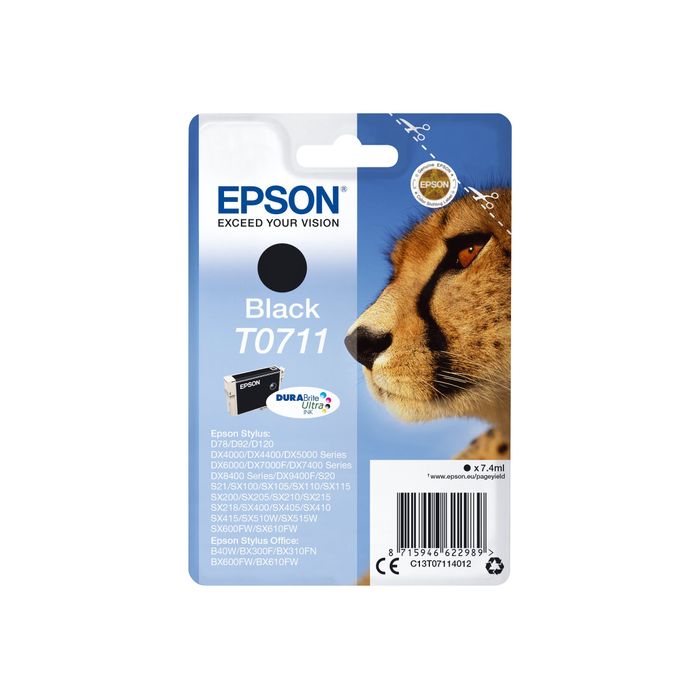 8715946329727-Epson T0711 Guépard - noir - cartouche d'encre originale-Avant-0