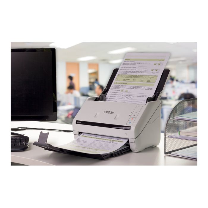 8715946685908-Epson WorkForce DS-530II - Scanner de documents A4 -600 dpi x 600 dpi - USB 3.0-Angle droit-4