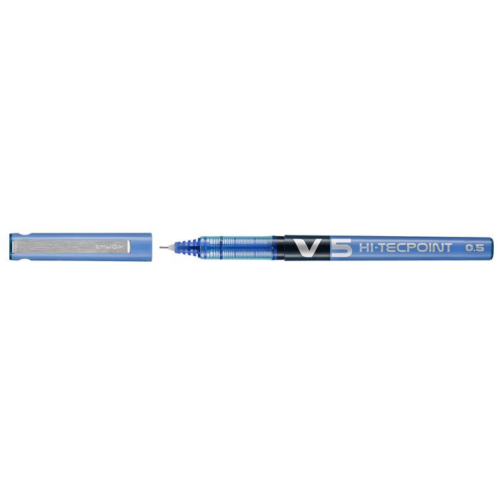 4902505085703-Pilot Hi-Tecpoint V5 - Roller - 0,5mm - bleu--0