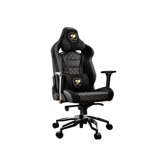 4715302442941-Fauteuil gamer ARMOR Titan Pro - accoudoirs réglables - appui-tête amovible - noir-Angle gauche-2