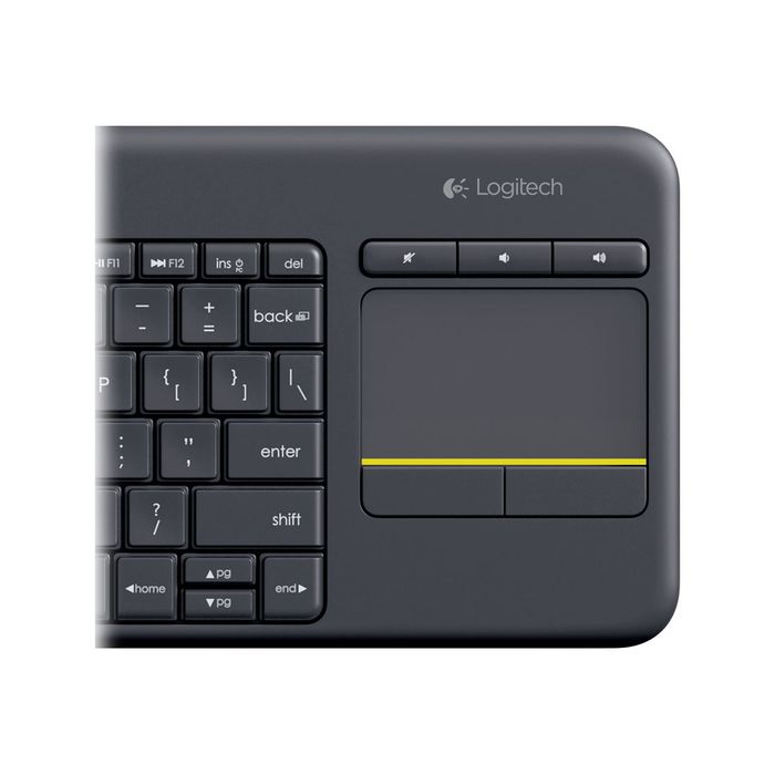 5099206059276-Logitech K400 Plus - clavier sans fil Azerty - avec pavé tactile intégré-Gros plan-4