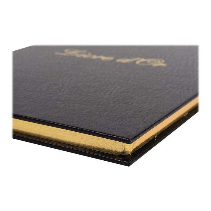 3130630049913-Exacompta Balacron - Livre d'or 21 x 19 cm - noir-Gros plan-2