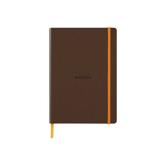 3037921174784-RHODIA Rhodiarama - Carnet souple A5 - 160 pages - pointillés - bronze-Avant-0