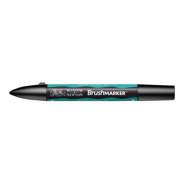 0884955042564-BrushMarker - Stylo pinceau et marqueur - turquoise-Angle gauche-1