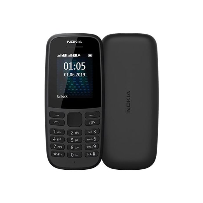 6438409041753-Nokia 105 - téléphone mobile double sim - 4 Mo - noir-Multi-angle-1