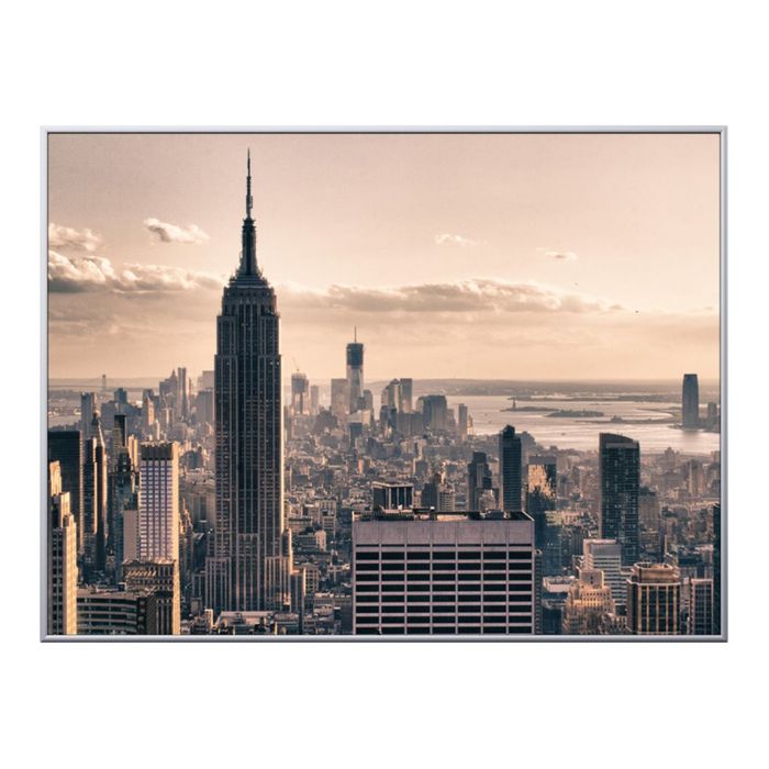 3660141890877-Cadre de décoration plexi/alu - 61 x 81 cm - New York-Avant-0