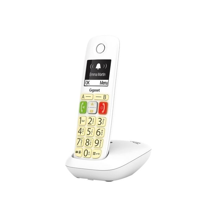 4250366856131-Gigaset E290A Duo - téléphone sans fil - système de répondeur avec ID d'appelant + combi-Angle droit-1