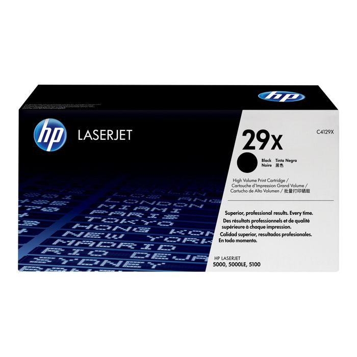 0400004441296-HP 29X - noir - cartouche laser d'origine-Avant-0