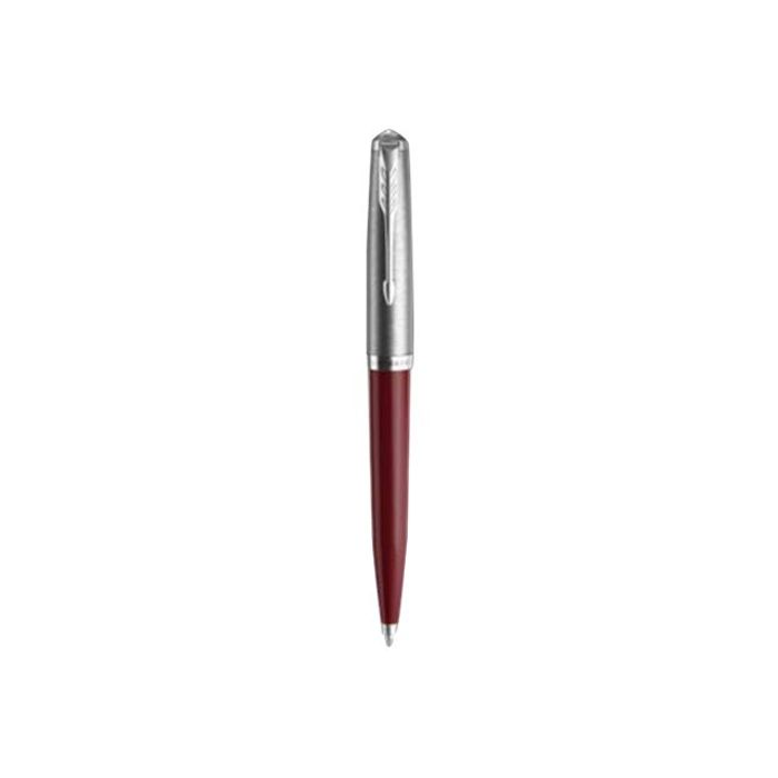 3026981234989-Parker 51 - Stylo à bille - résine bordeaux et finition chromé-Angle gauche-0