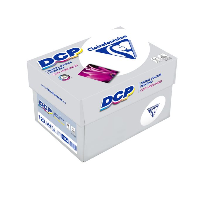 3329685184407-Clairefontaine DCP - Papier ultra blanc - A4 (210 x 297 mm) - 120 g/m² - 1000 feuilles (carton de 5 ra--0