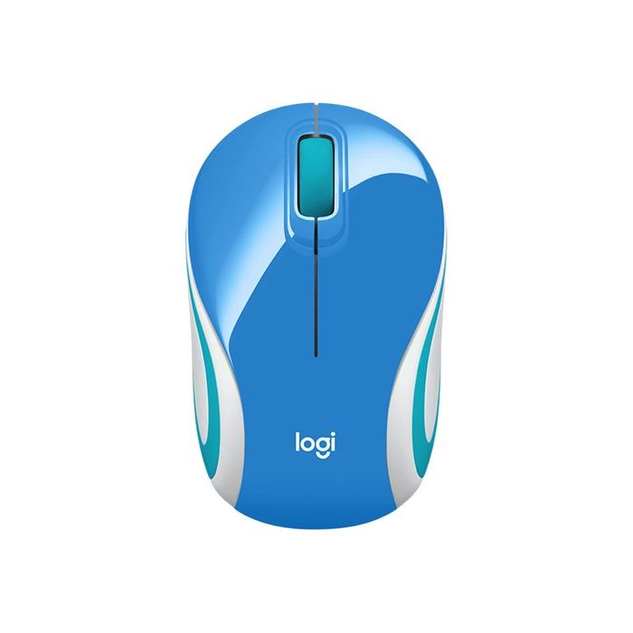 5099206032200-Logitech M187 - Mini souris sans fil - bleu-Haut-1