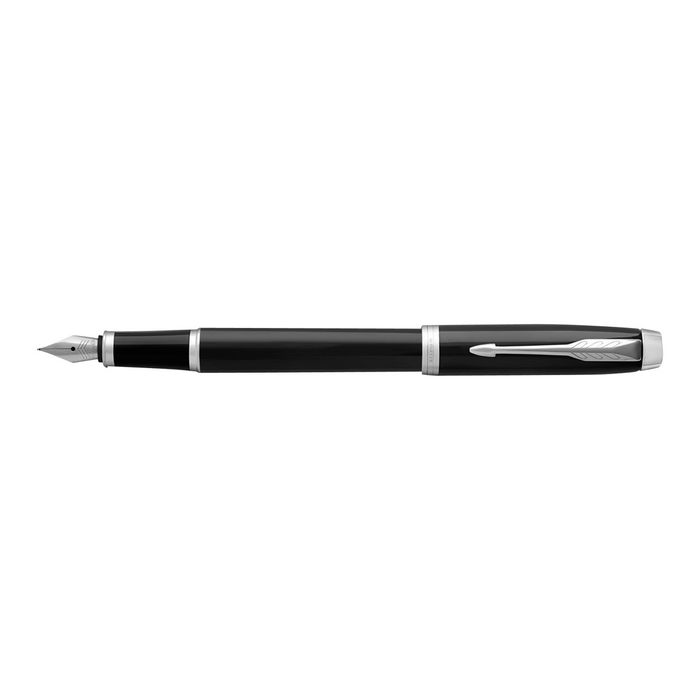 3501179316512-Parker IM - Stylo plume noir CT - pointe moyenne-Avant-4