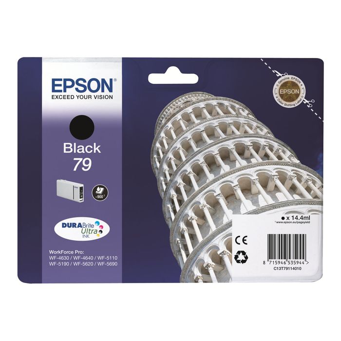 8715946535944-Epson 79 Tour de Pise - noir - cartouche d'encre originale-Avant-0