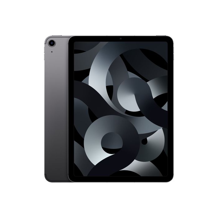 194252806104-Apple iPad Air 5e gen + cellular - tablette 10.9" - 64 Go - 5G - gris sidéral-Multi-angle-1