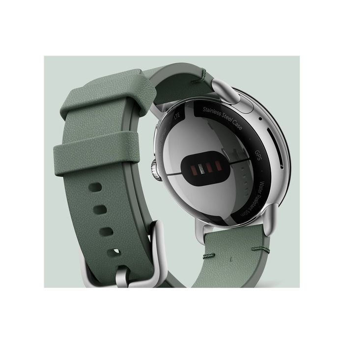 840244600655-Google - bracelet pour montre connectée Google Pixel Watch - vert-Gros plan-4