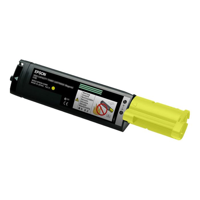 0400010501915-Epson S05191 - jaune - cartouche laser d'origine-Angle droit-3