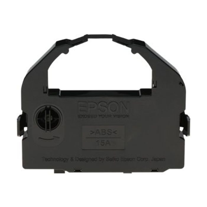 0400791457654-Epson S015262 - noir - ruban d'impression original-Avant-0