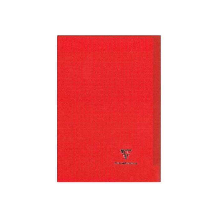 3037929514049-Clairefontaine Koverbook - Cahier polypro 17 x 22 cm - 96 pages - grands carreaux (Seyes) - rouge-Avant-0