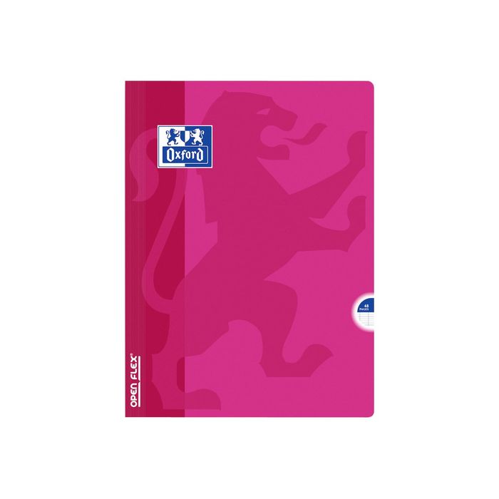 3020120040059-Oxford Openflex - Cahier polypro 24 x 32 cm - 48 pages - grands carreaux (Seyes) - disponible dans-Avant-4