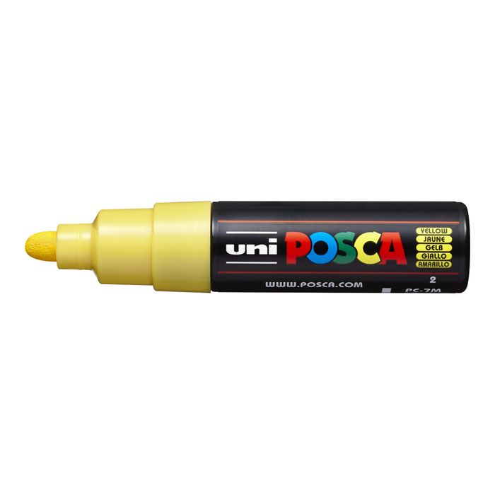 4902778228265-Posca - Marqueur peinture pointe large - jaune-Avant-0