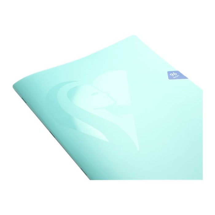 3329683083610-Clairefontaine Mimesys Pastel - Cahier polypro 24 x 32 cm - 96 pages - grands carreaux (Seyes) - disponible -Gros plan-7