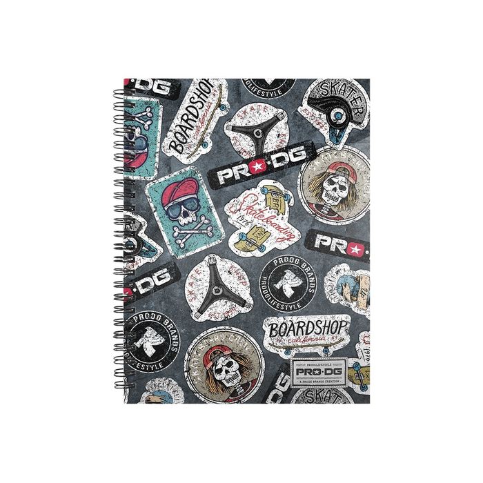 8445118003147-PRO-DG Stickers - Cahier A4 - petits carreaux - Karactermania-Avant-0