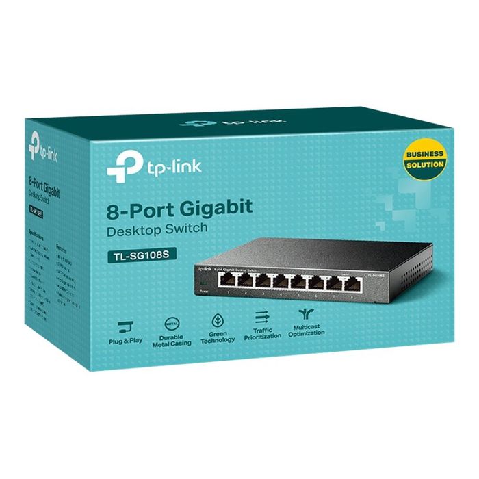 6935364083526-TP-Link - Switch de bureau 8 ports RJ45-Angle gauche-2