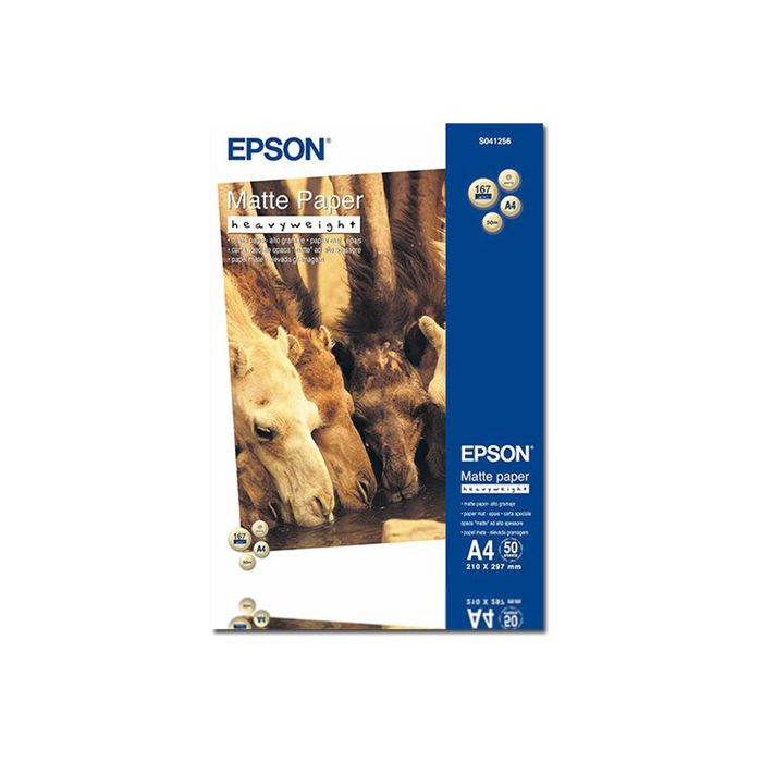 0400010412563-Epson - Papier photo mat - A4 - 167 g/m² - 50 feuilles-Avant-0