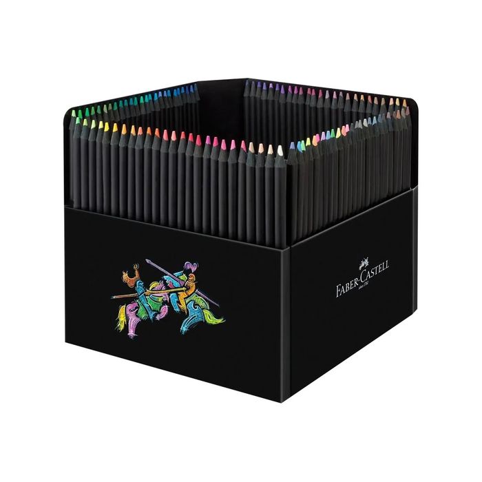 4005401164111-Faber-Castell Black Edition - 100 Crayons de couleur-Angle gauche-0