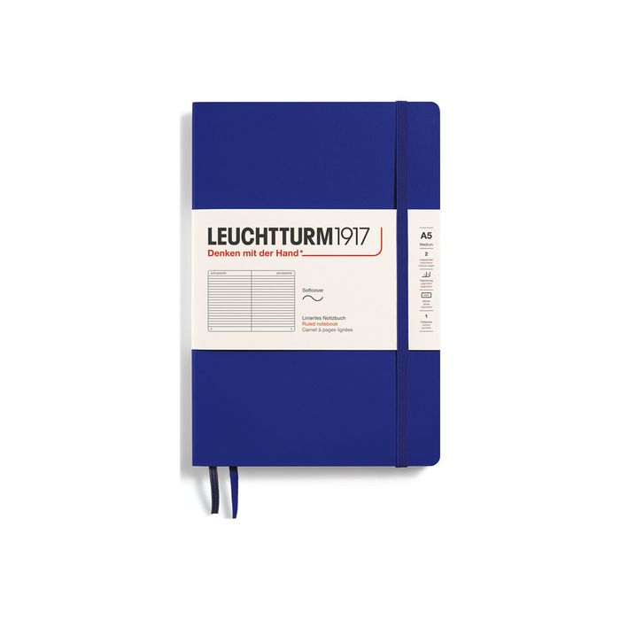 4004117644092-Leuchtturm1917 - Carnet de notes A5 (145 x 210 mm) - ligné - 123 pages - ink-Avant-0