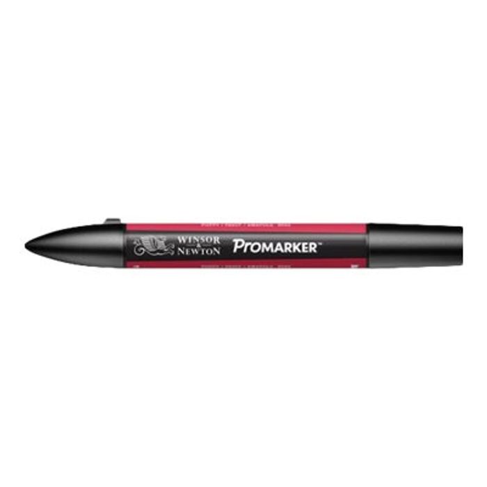 0884955042083-ProMarker - Marqueur double pointe - coquelicot-Angle gauche-1