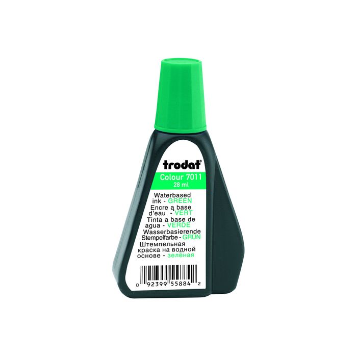 092399558842-Trodat - Encre pour tampon - vert - 28 ml-Angle gauche-0