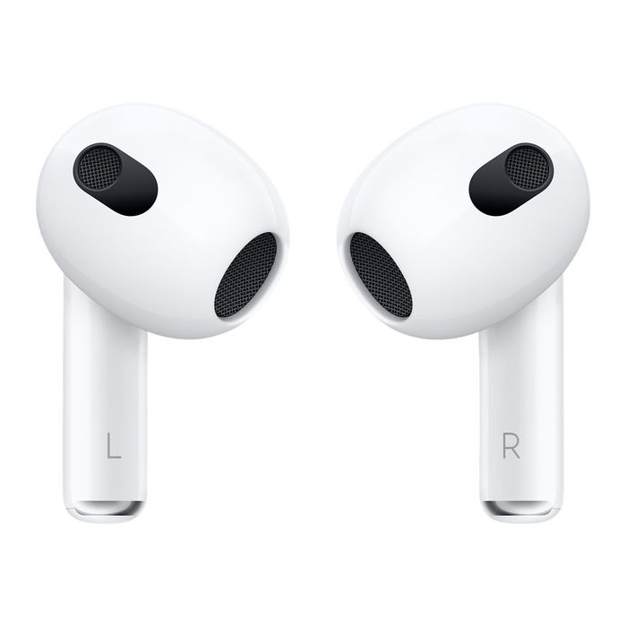 2010000112274-Apple AirPods 3e gen - Kit main libre - Ecouteurs sans fil avec micro - intra-auriculaire - blanc-Avant-4