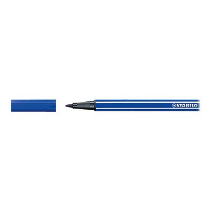 4006381483872-STABILO Pen 68 - 24 Feutres pointe moyenne - couleurs assorties-Gros plan-5