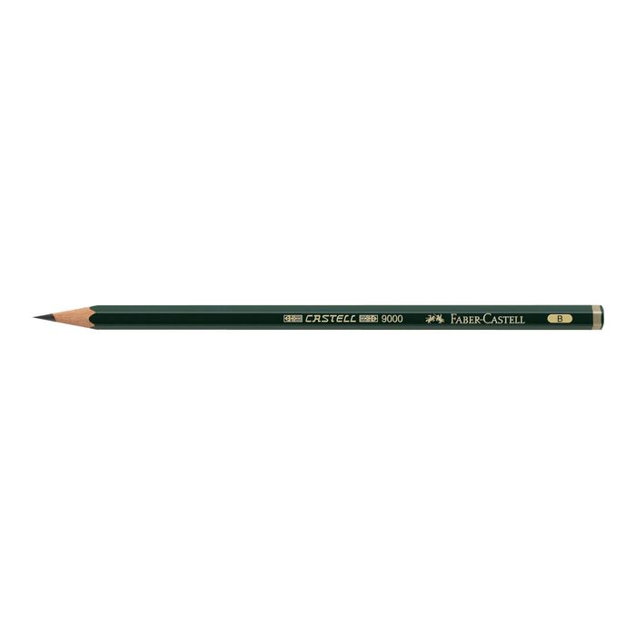 4005401190011-Faber-Castell 9000 - Crayon à papier - B-Angle gauche-0