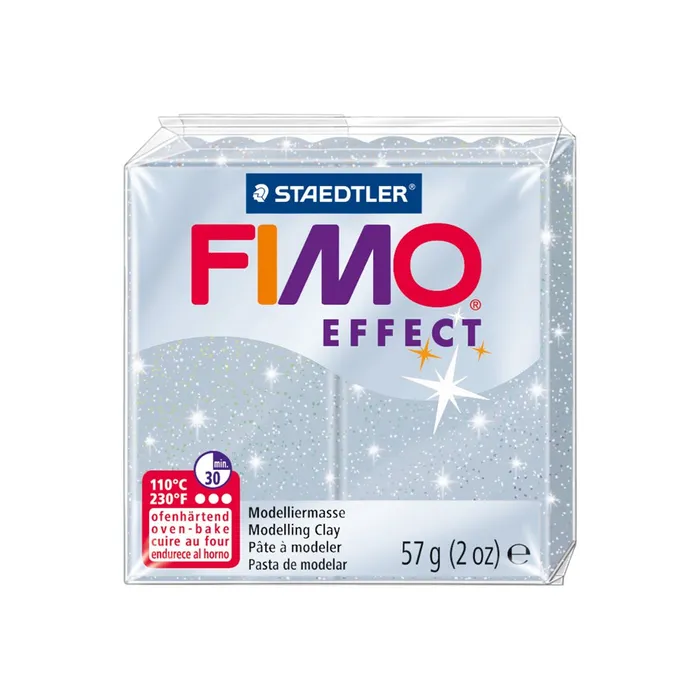 4006608810573-Pâte Fimo Effect - Argent Pailleté - 57G-Angle droit-1