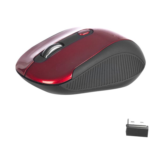 8435430605372-NGS Haze - souris sans fil - rouge-Angle gauche-1