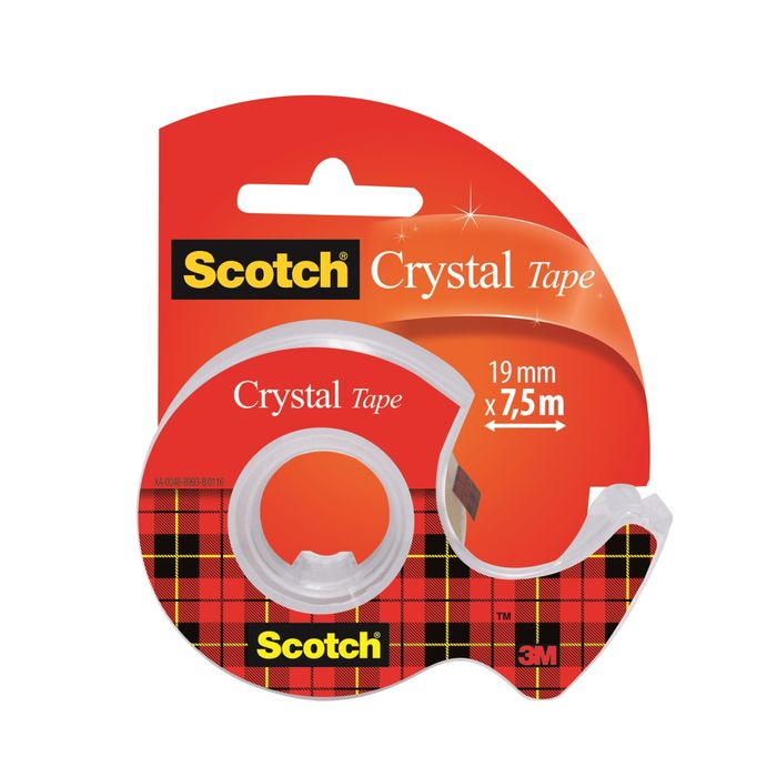 0400000619750-Scotch Crystal - Ruban adhésif - 19 mm x 7,5 m - transparent--0