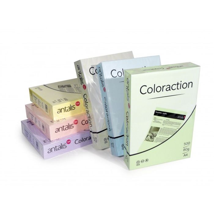 3597320000799-Antalis Coloraction - Papier couleur - A4 (210 x 297 mm) - 80 g/m² - Ramette de 500 feuilles - atoll--0