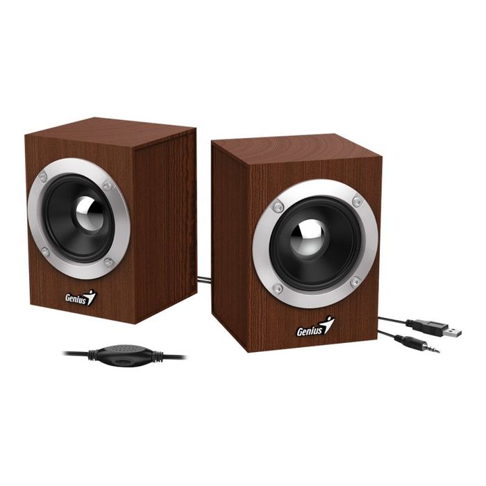 4710268256984-Genius SP-HF280 - enceinte multimédia - bois-Avant-0