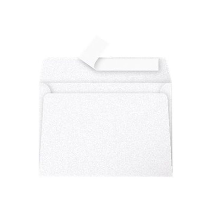 3329680500363-Pollen - 20 Enveloppes - 114 x 162 mm - 120 g/m² - blanc irisé-Avant-0