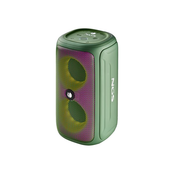 8435430622201-NGS Roller Beast - Mini enceinte sans fil - Bluetooth - 32 Watt - vert-Angle droit-0