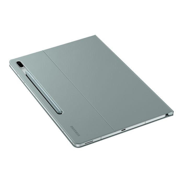 8806092318007-Samsung EF-BT730 - porte folio pour Galaxy Tab S7 FE, Tab S7+ - vert-Arrière-4