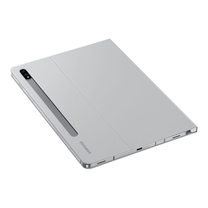 8806092317949-Samsung EF-BT630 - porte folio pour Galaxy Tab S7, Tab S8 - gris clair-Arrière-6