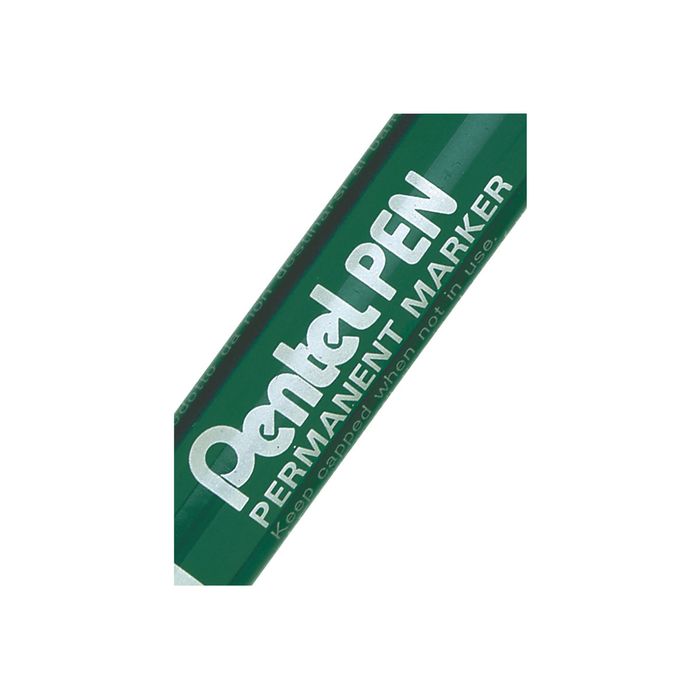 3474370750044-Pentel PEN N50 - Marqueur permanent - pointe ogive - vert-Gros plan-2