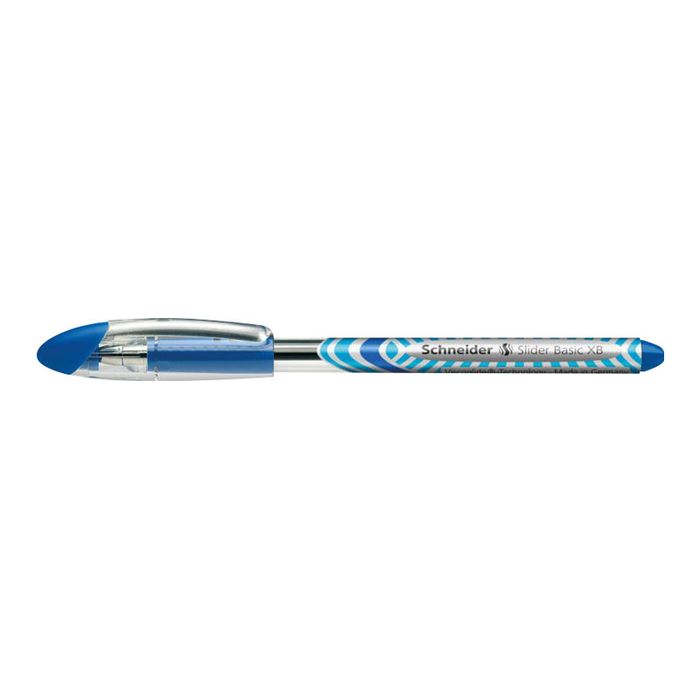 4004675044075-Schneider Slider Basic - Stylo à bille - bleu - 1.4 mm - trait large-Angle gauche-0