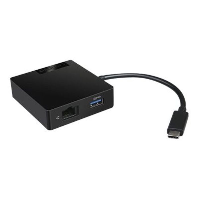 0190940388099-LENOVO USB-C Travel Hub - Station d'acceuil - HDMI, VGA-Angle gauche-0