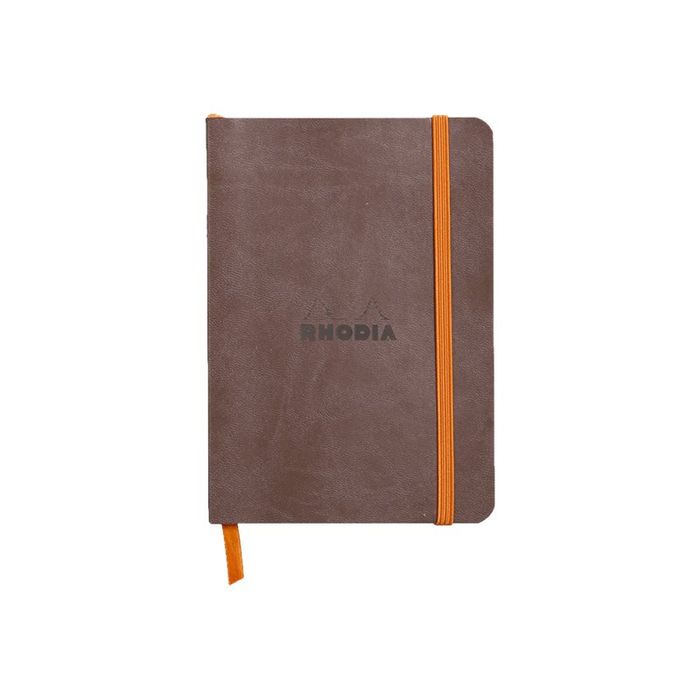 3037921173039-RHODIA Rhodiarama - Carnet souple A6 - 144 pages - ligné - chocolat-Avant-0