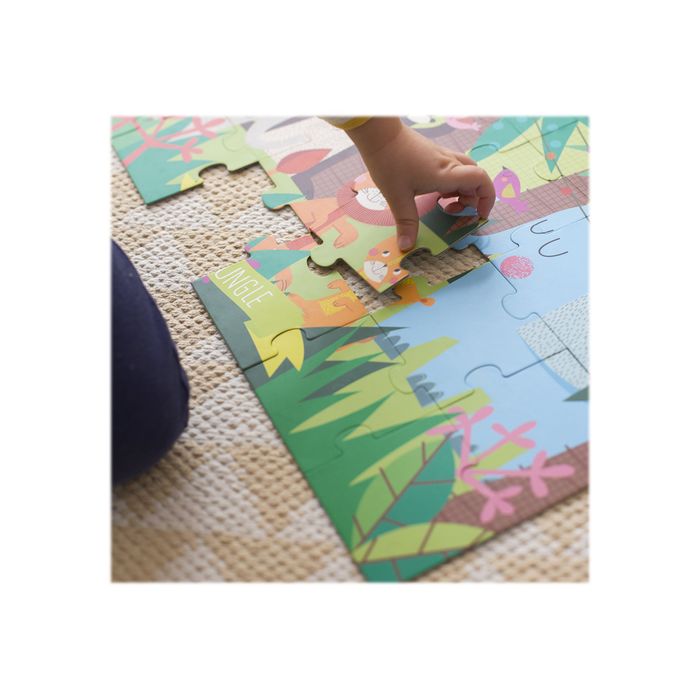 8410782164920-Apli Kids - Puzzle 24 pièces - la jungle-Gros plan-2